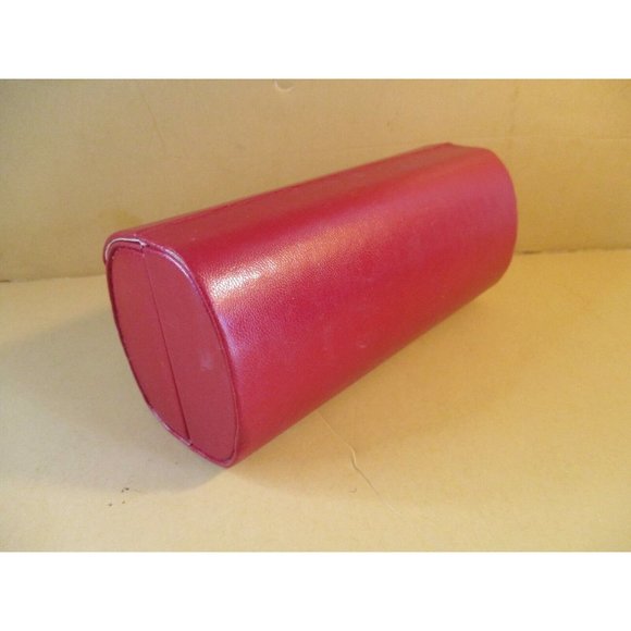 *Vintage Red Leather Valentino Eyeglasses Sunglasses Top Flap Storage Hard Case main image 4